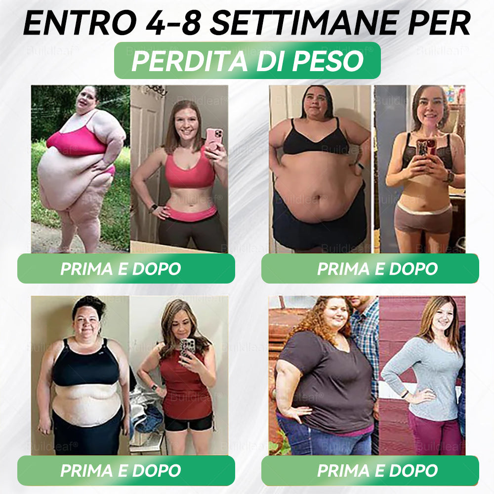 IT Negozio ufficiale |🧡 BuildLeaf® GLP-1 8-in-1 Fit & Vital Soluzione Orale (Solo una volta al giorno, cambiamenti visibili in 7 giorni) ✅ Per obesità, salute cardiovascolare, diabete, apnea notturna, salute intestinale, problemi articolari e altro