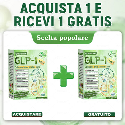 🌍️Negozio ufficiale | 👩‍⚕️ BuildLeaf® GLP-1 8-in-1 Soluzione orale snellente (1 volta al giorno, risultati in 7 giorni). Supporta perdita di peso, cuore, diabete, sonno, intestino, articolazioni, tonifica la pelle e aumenta energia.