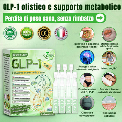 🌍️Negozio ufficiale | 👩‍⚕️ BuildLeaf® GLP-1 8-in-1 Soluzione orale snellente (1 volta al giorno, risultati in 7 giorni). Supporta perdita di peso, cuore, diabete, sonno, intestino, articolazioni, tonifica la pelle e aumenta energia.