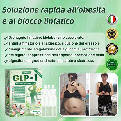IT Negozio ufficiale |🧡 BuildLeaf® GLP-1 8-in-1 Fit & Vital Soluzione Orale (Solo una volta al giorno, cambiamenti visibili in 7 giorni) ✅ Per obesità, salute cardiovascolare, diabete, apnea notturna, salute intestinale, problemi articolari e altro