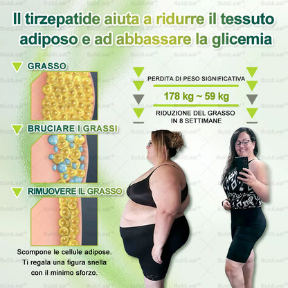 🌍️Negozio ufficiale | 👩‍⚕️ BuildLeaf® GLP-1 8-in-1 Soluzione orale snellente (1 volta al giorno, risultati in 7 giorni). Supporta perdita di peso, cuore, diabete, sonno, intestino, articolazioni, tonifica la pelle e aumenta energia.